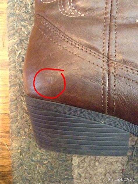 scuff marks on leather boots